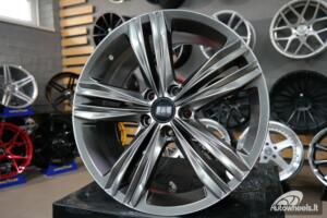 Ratlankis R17x7.5  5X112  ET  40  57.1  B5293  Hyper Black (HB)  For VW  (L6)