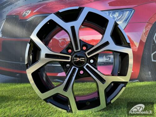 Ratlankis R17x6.5  5X114.3  ET  50  66.1  B5409  Black Polished (MB)  For DACIA  (L1+P)