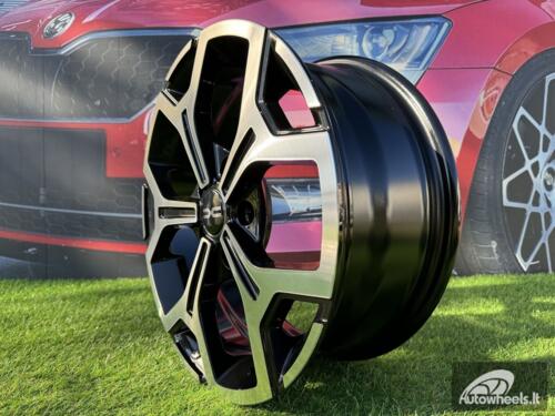 Ratlankis R17x6.5  5X114.3  ET  50  66.1  B5409  Black Polished (MB)  For DACIA  (L1+P)