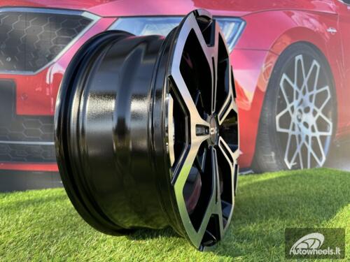 Ratlankis R17x6.5  5X114.3  ET  50  66.1  B5409  Black Polished (MB)  For DACIA  (L1+P)