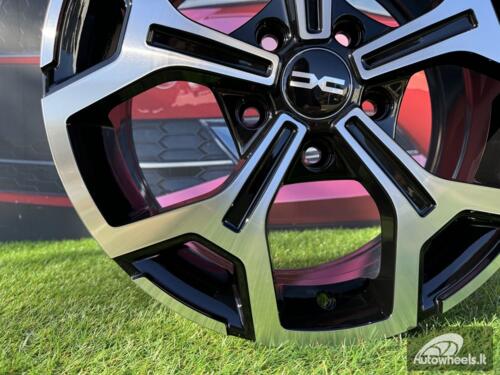 Ratlankis R17x6.5  5X114.3  ET  50  66.1  B5409  Black Polished (MB)  For DACIA  (L1+P)