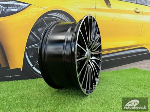 Ratlankis R19x8  5X112  ET  35  66.6  B5909  Black Polished (MB)  For MER  (P)  (New C Class)