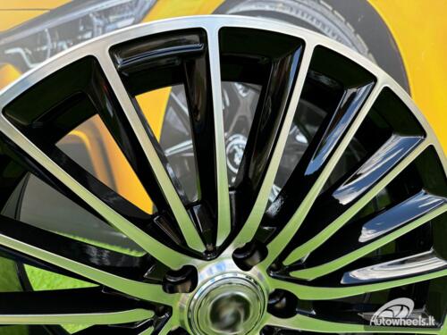 Ratlankis R19x8  5X112  ET  35  66.6  B5909  Black Polished (MB)  For MER  (P)  (New C Class)