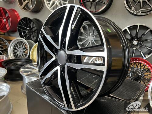 Ratlankis R17x7.5  5X108  ET  40  65.1  BK424  Black Polished (MB)  For RACIN  (L1)  ((Max 1250kg))