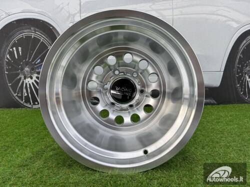 Ratlankis R15x12  6X139.7  ET  M72  110.1  B1495  Machined Silver (MS)  For 4X4  (Z7)