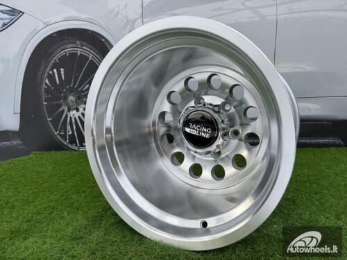 Ratlankis R15x12  6X139.7  ET  M72  110.1  B1495  Machined Silver (MS)  For 4X4  (Z7)