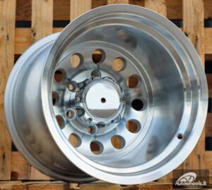 Ratlankis R15x12  6X139.7  ET  M72  110.1  B1495  Polished Silver (MS)  For 4X4  (Z3)