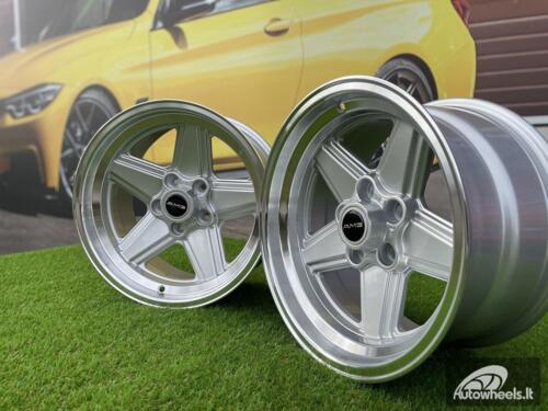 Ratlankis R16x9  5X112  ET  12  66.6  B1794  Silver+Polished Lip (SP)  For MER  (Z1)  (Rear+Front)