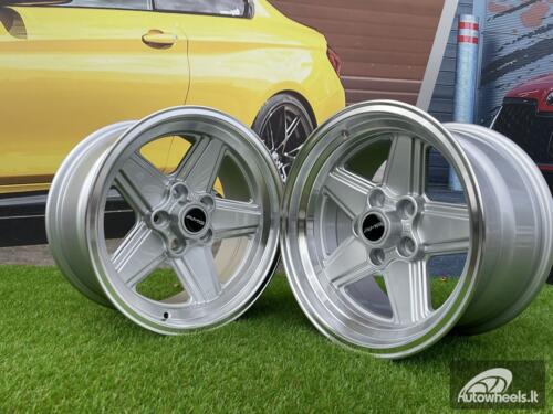 Ratlankis R16x9  5X112  ET  12  66.6  B1794  Silver+Polished Lip (SP)  For MER  (Z1)  (Rear+Front)