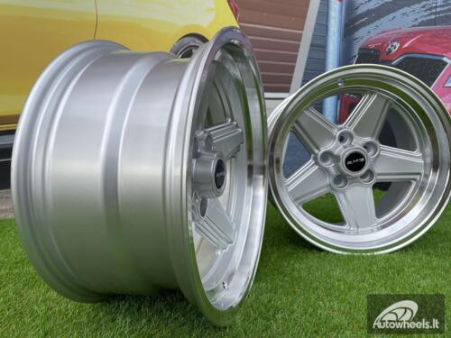 Ratlankis R16x9  5X112  ET  12  66.6  B1794  Silver+Polished Lip (SP)  For MER  (Z1)  (Rear+Front)