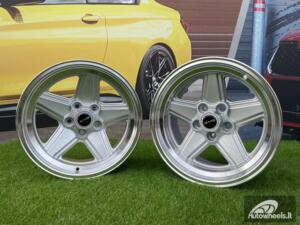 Ratlankis R16x9  5X112  ET  12  66.6  B1794  Silver+Polished Lip (SP)  For MER  (Z2)  (Rear+Front)
