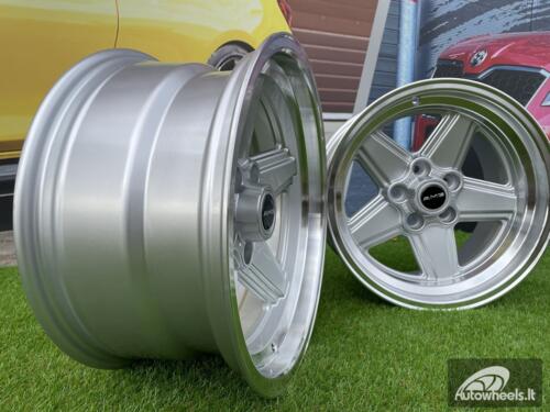 Ratlankis R16x9  5X112  ET  12  66.6  B1794  Silver+Polished Lip (SP)  For MER  (Z3)  (Rear+Front)