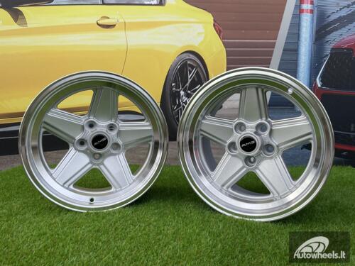 Ratlankis R16x9  5X112  ET  12  66.6  B1794  Silver+Polished Lip (SP)  For MER  (Z3)  (Rear+Front)