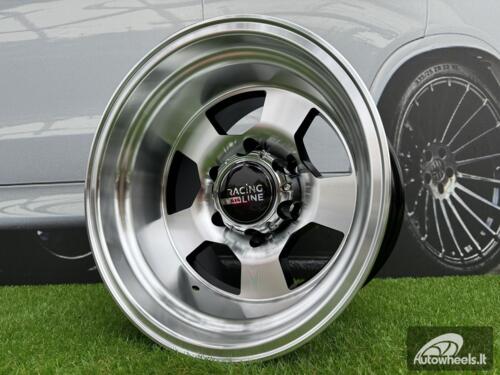 Ratlankis R15x12  6X139.7  ET  M78  110.1  BY472  Black Polished (MB)  For 4X4  (Z2)