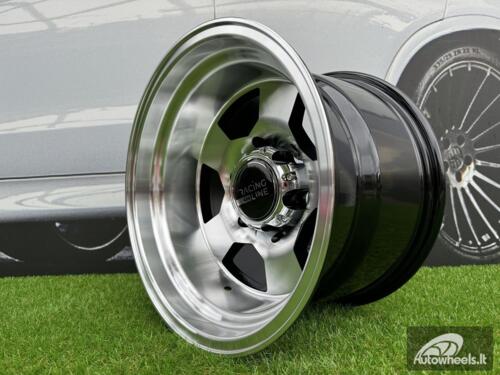 Ratlankis R15x12  6X139.7  ET  M78  110.1  BY472  Black Polished (MB)  For 4X4  (Z2)