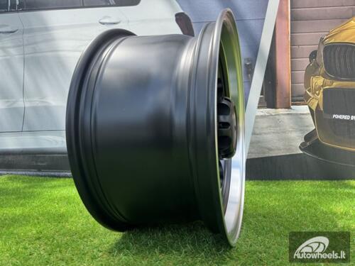 Ratlankis R15x12  6X139.7  ET  M70  110.1  BY997  Black Half Matt+Polished Lip (BLHMPL)  For 4X4  (Z3)
