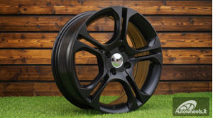 Ratlankis R16x6.5  4X100  ET  37  60.1  BK875  Black Half Matt (BLHM)  For RENAU  (L1)