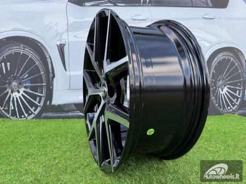 Ratlankis R18x7.5  5X114.3  ET  45  60.1  FE148  (Y1140)  Black Polished (MB)  For TOYOT  (K4)