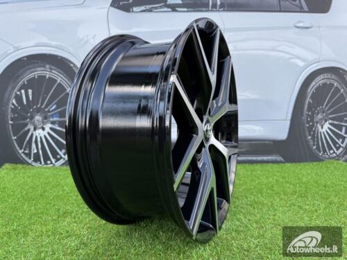 Ratlankis R18x7.5  5X114.3  ET  45  60.1  FE148  (Y1140)  Black Polished (MB)  For TOYOT  (K4)