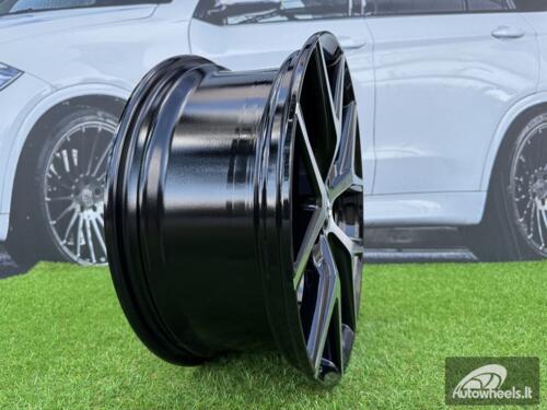 Ratlankis R18x7.5  5X114.3  ET  45  60.1  FE148  (Y1140)  Black Polished (MB)  For TOYOT  (K4)