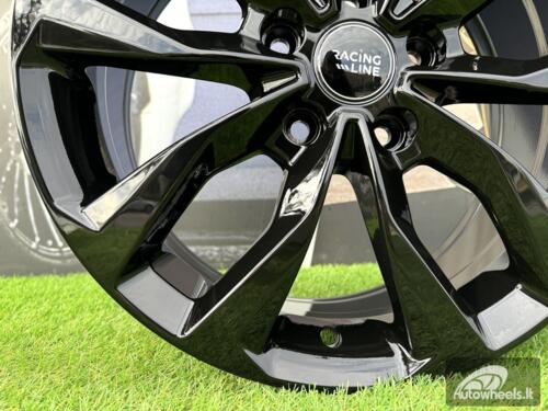Ratlankis R17x7  5X114.3  ET  45  67.1  Y1144  Black (BL)  For RACIN  (M)