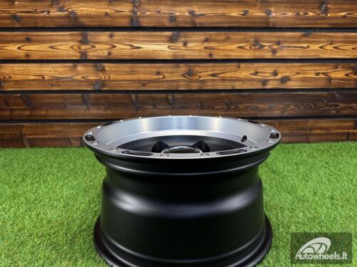 Ratlankis R15x10  6X139.7  ET  M46  110.1  LU087  Black Matt+Polished Lip (BMPL)  For 4X4  (P1)  (M-MB / MLIP)