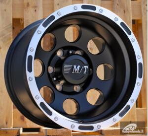 Ratlankis R15x10  6X139.7  ET  M46  110.1  LU087  Black Matt+Polished Lip (BMPL)  For 4X4  (P1)  (M-MB / MLIP)