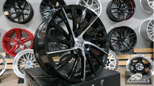 Ratlankis R16x7  5X110  ET  31  65.1  E467  (LU356)  Black Polished (MB)  For ALFA  (P1)