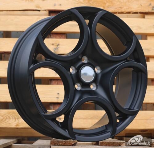 Ratlankis R17x7.5  5X110  ET  41  65.1  L1432  Black Half Matt (BLHM)  For ALFA  (P1)