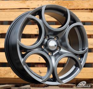 Ratlankis R18x7.5  5X110  ET  41  65.1  L1432  Hyper Black (HB)  For ALFA  (P1)