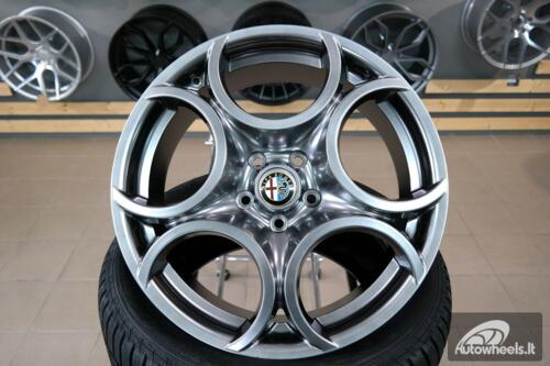 Ratlankis R18x7.5  5X110  ET  41  65.1  L1432  Hyper Black (HB)  For ALFA  (R)