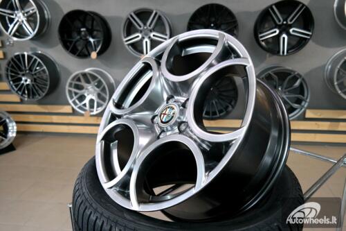 Ratlankis R18x7.5  5X110  ET  41  65.1  L1432  Hyper Black (HB)  For ALFA  (R)