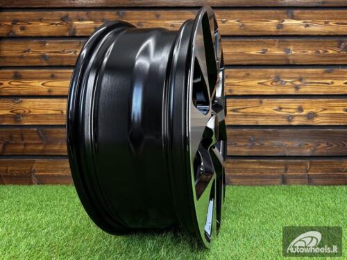 Ratlankis R17x6.5  4X100  ET  40  60.1  L1667  Black Polished (MB)  For RACIN  (P1+Z6)  ()