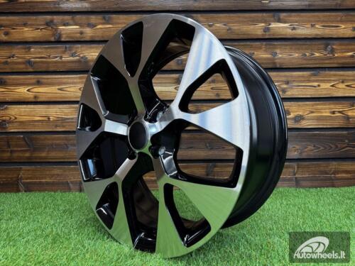 Ratlankis R17x6.5  4X100  ET  40  60.1  L1667  Black Polished (MB)  For RACIN  (P1+Z6)  ()