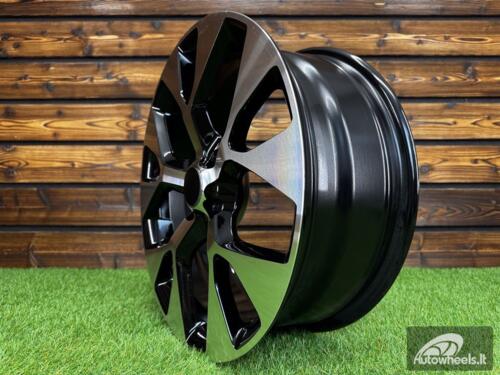 Ratlankis R17x6.5  4X100  ET  40  60.1  L1667  Black Polished (MB)  For RACIN  (P1+Z6)  ()