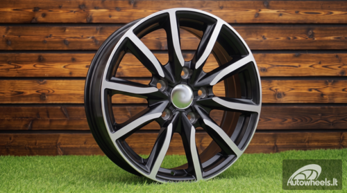 Ratlankis R15x6.5  5X114.3  ET  40  67.1  LU263  Black Polished Half Matt (MBHM)  For RACIN  (P1)