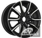 Ratlankis R15x6.5  5X114.3  ET  40  67.1  LU263  Black Polished Half Matt (MBHM)  For RACIN  (P1)