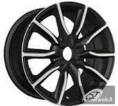 Ratlankis R15x6.5  5X114.3  ET  40  67.1  LU263  Black Polished Half Matt (MBHM)  For RACIN  (P1)