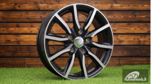 Ratlankis R15x6.5  5X114.3  ET  40  67.1  LU263  Black Polished Half Matt (MBHM)  For RACIN  (P1)