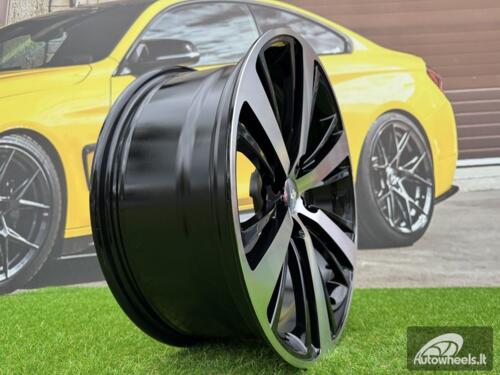 Ratlankis R18x7.5  4X108  ET  25  65.1  LU451  Black Polished (MB)  For PEUG  (P1)