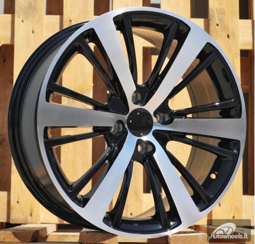 Ratlankis R18x7.5  4X108  ET  25  65.1  LU451  Black Polished (MB)  For PEUG  (P1)