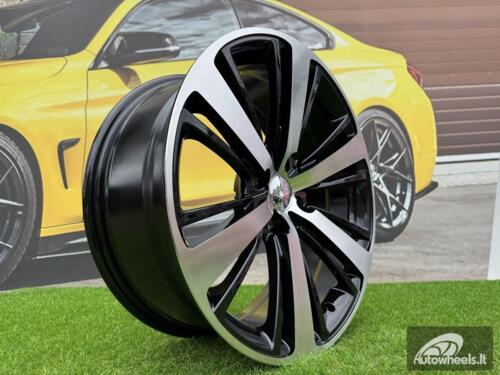 Ratlankis R18x7.5  4X108  ET  25  65.1  LU451  Black Polished (MB)  For PEUG  (P1)