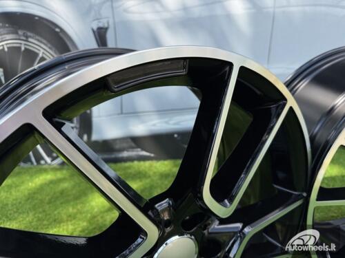 Ratlankis R19x8.5  5X112  ET  52  66.6  B5462  Black Polished (MB)  For MER  (K4)  (Rear+Front)