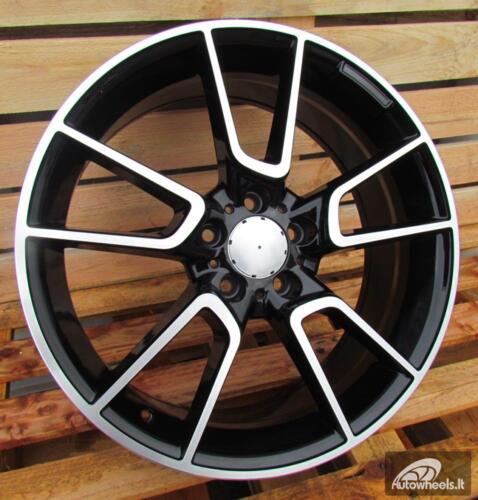 Ratlankis R19x8.5  5X112  ET  52  66.6  B5462  Black Polished (MB)  For MER  (K4)  (Rear+Front)