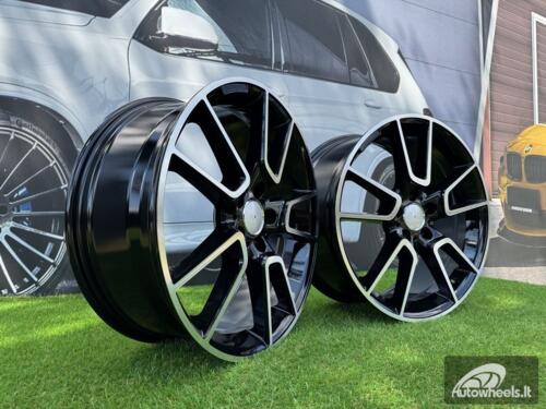 Ratlankis R19x7.5  5X112  ET  44  66.6  B5462  Black Polished (MB)  For MER  (K4)  (Rear+Front)