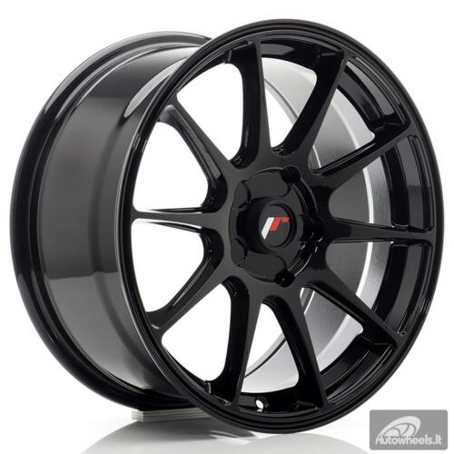 JR Wheels JR11 17x8 ET20-35 5H BLANK Gloss Black