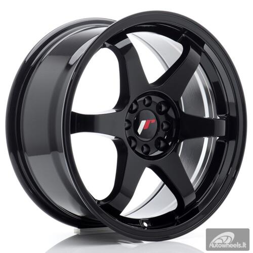 JR Wheels JR3 17x8 ET25 4x100/108 Gloss Black