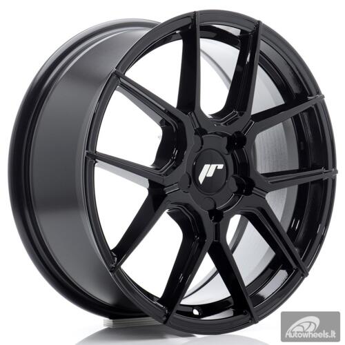 JR Wheels JR30 17x7 ET20-40 5H BLANK Gloss Black