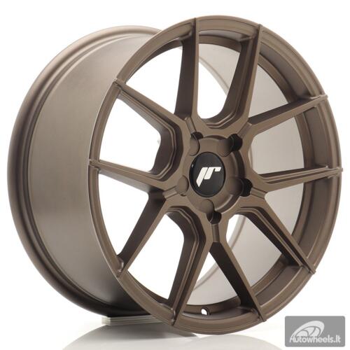 JR Wheels JR30 17x8 ET20-40 5H BLANK Matt Bronze