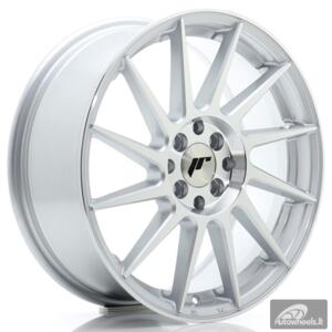 JR Wheels JR22 17x7 ET40 5x100/114 Silver Machined Face